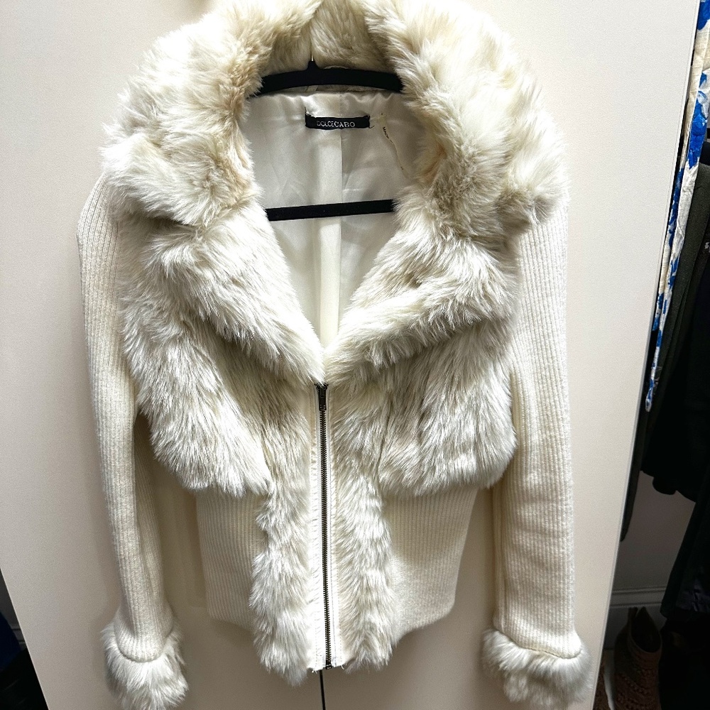 Beige Sweater Jacket